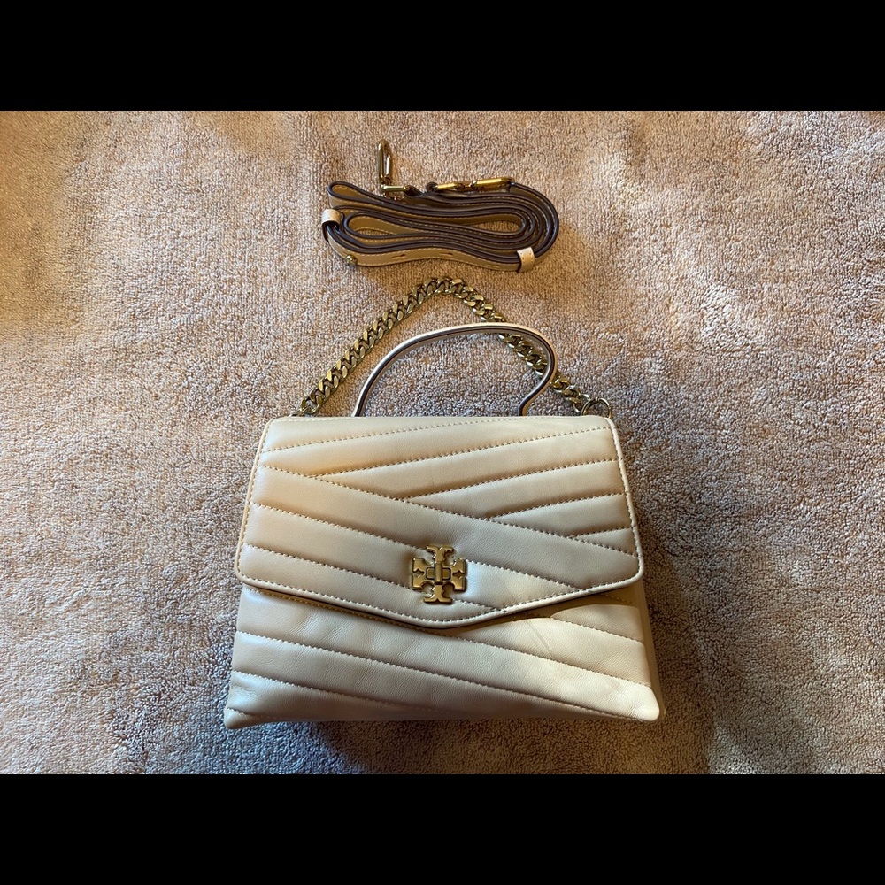 Tory Burch Kira Chevron Top Handle Satchel Bag